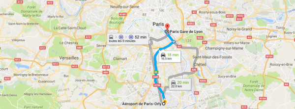Tarif Taxi Orly Gare de Lyon
